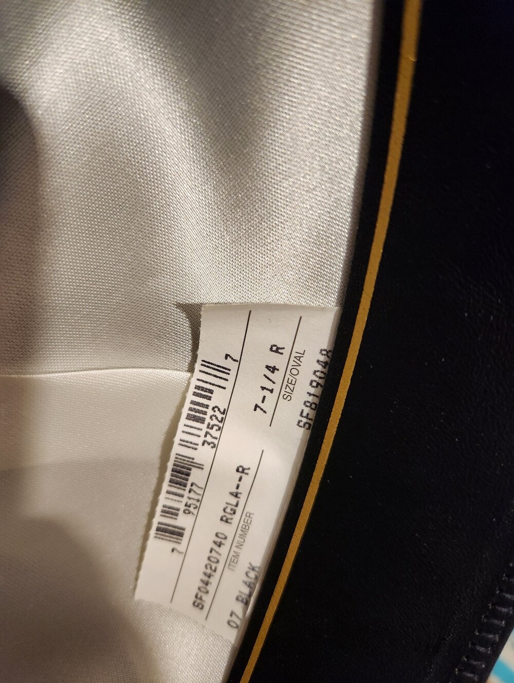 NIB Classic Vintage STETSON Black 4xBeaver - Picture 6 of 8